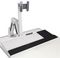 PSG08382 - Desk Monitor Arm with VESA Mount & Keyboard Tray
