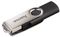 00108029 - Rotate USB 2.0 Flash Drive, 32GB 10 MB/s, Black/Silver