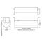 CMS-03B - Adjustable Cable Tray / Tidy - Black