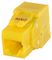 SKFYW - Cat6 Tool-less Keystone Socket - Yellow