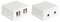 KH2 - 2 Port Keystone Housing - 59.0 x 61.5 x 28.5mm