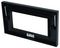 KPL4BK - 2 Gang Euro Style Faceplate for 4 Modules, Black