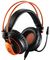 CND-SGHS5A - Corax Stereo Gaming Headset, Black / Orange