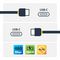 USB2C5C2M - USB-C Plug to USB-C Plug USB 2.0 Fast Charging Cable with 5A Power Delivery, 2m Black