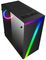 CIT SEVEN - Seven Micro ATX PC Tower Case with Halo LED Fan, Black