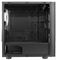 CIT SEVEN - Seven Micro ATX PC Tower Case with Halo LED Fan, Black