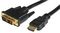 HDDVIMM1M - HDMI Male to DVI-D Male Lead, 1m Black