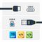 USB31CB1M - USB 3.1 Gen 2 (10Gb/s) USB-C to USB 3.1 B Plug Lead, 1m