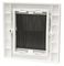 SX6006B - Single Gang Brush Plate, Black Brush