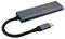 AK-CBCA25-18BK - USB-C 4 Port USB 3.0 Hub, 4x USB-A