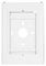 PSG91734 - Theft Resistant iPad Mounts, White