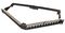 FFK24MTMI - 24 Port 1U Unpopulated Angled Keystone Panel with Cable Management Bar