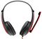 CNS-CHSC1BR - Simple Stereo PC Headset, Black/Red