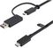 USBCCADP - Hybrid USB-C Cable with USB-A Adaptor, 1m