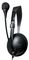 DH-440-USB - USB Over-Head Stereo Headphones with Microphone, Black