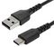 RUSB2AC2MB - Durable TPE USB-A Plug to USB-C Plug USB 2.0 Lead, 2m Black