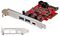 PEXUSB312A1C1H - 5 Port Combo PCI-Express Card, 2x USB-A 1x USB-C 10Gbps 2x USB IDC 5Gbps