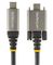 USB31CCSLKV50CM - Side Screw Locking USB-C Plug to USB-C Plug USB 3.2 Gen 2 Lead, 0.5m Black