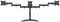 7350073733392 - M Deskstand Basic Triple Monitor Desk Mount VESA 15-27"