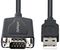 1P3FPC-USB-SERIAL - USB to RS232 Serial Adaptor Cable with COM Retention, 1m