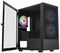 CIT-SLAMMER - Slammer Micro ATX PC Gaming Case with aRGB Fans, Black