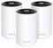 DECO XE75 PRO(3-PACK) - Deco AXE5400 WiFi 6E Tri-Band Whole Home Mesh Wireless System with WPA3 & 2.5GbE, Triple Pack