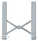 LAPTOP-RISER-BAR - Aluminium Folding Laptop Riser / Stand