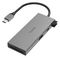 00200110 - USB-C 6 Function Multiport Hub with Card Reader, 2x USB-A USB-C HDMI SD