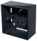 3L45BK - 1 Gang 45mm Surface Back Box, Black