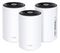 DECO PX50(3-PACK) - Deco AX3000 + G1500 Whole Home Powerline Mesh WiFi 6 System with WPA3, Triple Pack