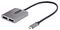 MST14CD122DP - USB-C to Dual DisplayPort MST Hub, 4K UHD 60Hz DP Alt Mode 1.4 with DSC