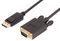 PSG91936 - DisplayPort 1.2 Male to VGA Male Adaptor Cable, 1m