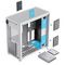 GMX-SPARKWHT-PRO - Spark Pro ATX Modular PC Gaming Case with USB-C, White