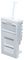FJKJEWH#24 - Low Profile Cat5e RJ45 Euro Outlet, White 24 Bulk Pack