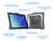 AP-SXX2H-IP10-BLK - Shield Extreme X2-H Folio Case with Hand Strap for 10.9" iPad 10 (2022), Black and Grey
