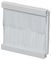 XBRWH - 50x50mm Single Gang Brush Module for Euro Faceplate, White