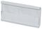 XBRWHG2 - 50x100mm Double Gang Brush Module for Euro Faceplate, White