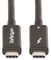 A40G2MB-TB4-CABLE - Active Thunderbolt 4 (USB-C) 40Gbps Male to Male Lead, 2m Black