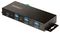 5G7AINDRM-USB-A-HUB - 7 Port Managed Industrial USB 3.2 Gen 1 Hub with Surge & ESD Protection, USB-A to 4x USB-A