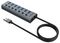 AK-HB-21BKCM - Connect 7 IPS 7 Port USB 3.2 Gen 1 Hub with Individual Switches