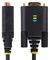 1P3FFCNB-USB-SERIAL - USB to Null Modem Serial Adaptor Cable with LED Indicators, 1m