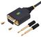 1P3FFCNB-USB-SERIAL - USB to Null Modem Serial Adaptor Cable with LED Indicators, 1m