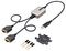 2P1FFC-USB-SERIAL - 2 Port USB to RS232 Serial Adaptor Cable with COM Retention & LED Indicators, 0.6m