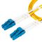 SMDOS2LCLC5M - Single Mode OS2 LC-LC Duplex LSOH Fibre Optic Patch Lead, 5m