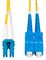 SMLCSC-OS2-10M - Single Mode OS2 LC-SC Duplex LSOH Fibre Optic Patch Lead, 10m