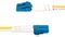 SMLCSC-OS2-10M - Single Mode OS2 LC-SC Duplex LSOH Fibre Optic Patch Lead, 10m