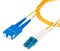 SMLCSC-OS2-10M - Single Mode OS2 LC-SC Duplex LSOH Fibre Optic Patch Lead, 10m