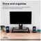25271 - Monta Tempered Glass Monitor Stand, Black
