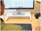 25351 - Monta Tempered Glass Monitor Stand, White