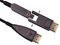 PSG92082 - DisplayPort 1.4 8K UHD AOC Active Fibre Optic Lead with Detachable Hood, 25m